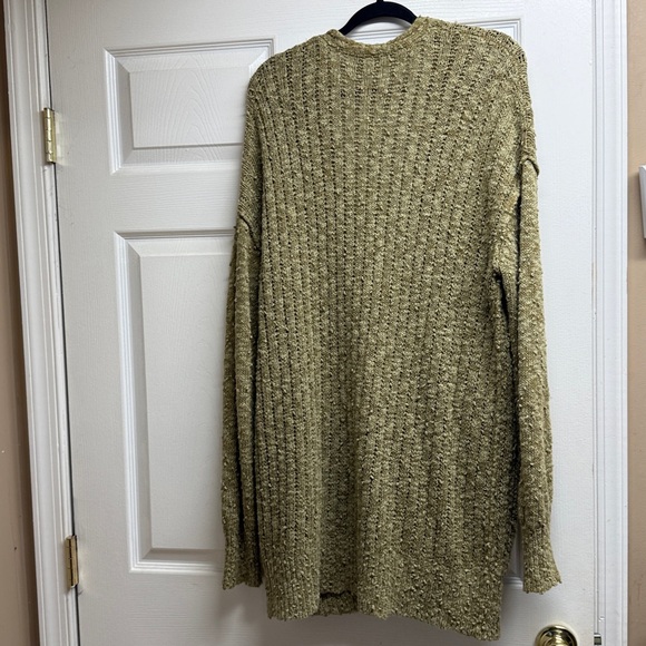 Free People Olive Cardigan Sweater 
size  petite small - Picture 5 of 5